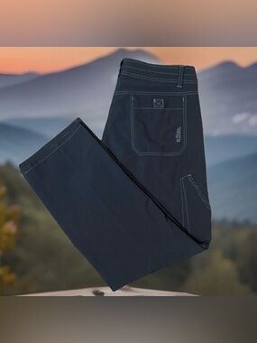 KUHL Born In The Mountains Dark Grey Outdoor Light Pants Hiking 38x32 RN 108846